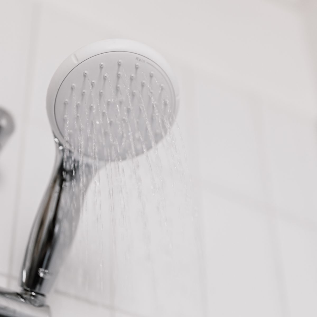 Chrome rain shower head, 250mm