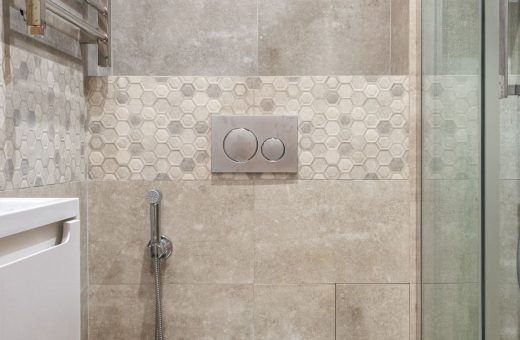VitrA sanitary ware in a finished bathroom